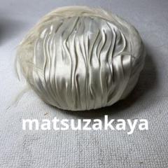Matsuzakaya サテンホワイトハット Matsuzakaya サテンホワイトハット