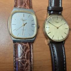 ジャンク品 2個 LONGINES ロンジン 腕時計 ゴールド 不動品 ジャンク品 2個 LONGINES ロンジン 腕時計 ゴールド 不動品