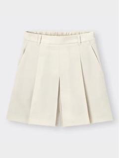 完売品　GU ホワイト キュロット S 裏地付き　344663
