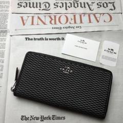 ✯新品✯ COACH コーチ 長財布 ヘリテージ ジャガード 新作♪