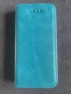 iPhone 5 ケース 手帳型 ターコイズブルー