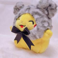 初期ピカチュウ　ハンドメイド（ヒョウ柄）