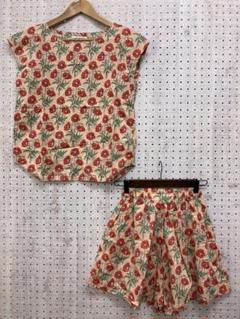 LIBERTY 英国レトロ トラッド カントリー古着 花柄セットアップ
