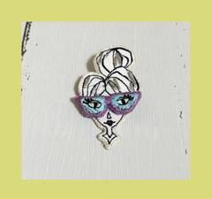 刺繍ブローチ ブローチ　セレクトショップ