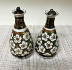 極美品☘️　九谷焼　星昭　金彩花詰　花瓶　壺 Yahoo!オークション - 【LIG】九谷焼 星昭作 色絵金彩 花詰割取