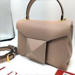 極美品✨　ヴァレンティノ 2wayバッグ ワンスタッズ　トップハンドルバッグ