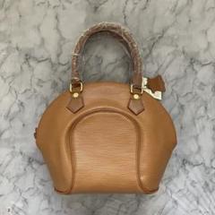 【未使用保管品】LE SABBI レザーハンドバッグ　エピ　本革　ダブルジップ