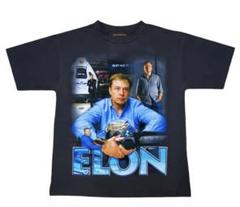 極美品 MARINO MORWOOD イーロンマスク ビッグプリントTシャツ L 極美品 MARINO MORWOOD イーロンマスク ビッグプリントTシャツ L