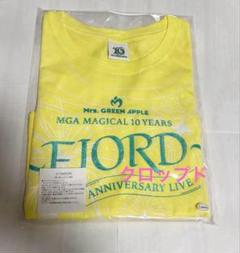 Mrs. GREEN APPLE Tシャツ フィヨルド　クロップド丈 イエロー Mrs.GREEN APPLE FJORD Tシャツ クロップド 黄色 - メルカリ