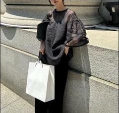 CLANE VELOR PIPING SHEER BLOUSE - メルカリ