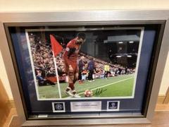 リバプールFC サイン入りフォトグラフ写真 フレーム付き リバプール UEFAチャンピオンズリーグ優勝記念 フォトフレーム