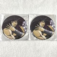カーズ　グリッター缶バッジ2点　ジョジョワールド　THE JOJO WORLD