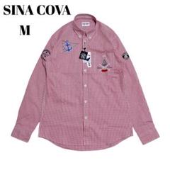⭐️新品タグ付き SINACOVA ボタンダウンシャツ 長袖 チェック柄