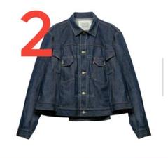 即完売 sacai x リーバイス メンズ デニム ジャケット インディゴ sacai - sacai x Levi's' Denim Jacket Indigo Lサイズの通販 by