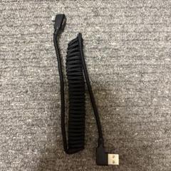 USB to Lightning L字型 カールケーブル