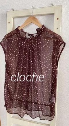 【美品】CLOCHEクロシェのシースルーカットソーのサムネイル