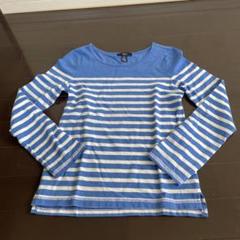 GapKids 長袖カットソー L 青白ストライプ