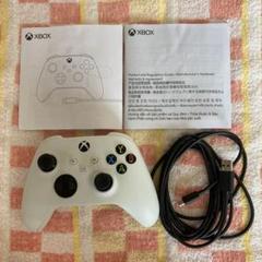 Xbox ホワイトコントローラー USBケーブル付き