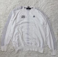 【美品】le coq sportif 長袖 セーター 薄手 大きいサイズワッペン