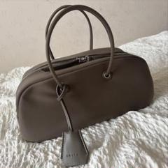美品✩.*˚EDITA ブラウン ハンドバッグ
