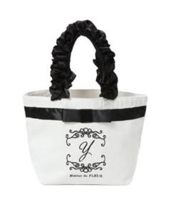 Maiason de FLEUR　イニシャルフリルトートバックY