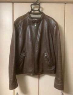 【極美品✨】COACH レザージャケット シングルライダース S ブラウン COACH（コーチ） レザージャケット ブラウン メンズ XSサイズ