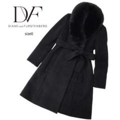 タグ付き新品DVF ダイアンフォンファステンバーグ ファーコート(P)オレンジ色 タグ付き新品DVF ダイアンフォンファステンバーグ ファーコート