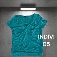 INDIVI トップス 半袖 Tシャツ プルオーバー