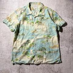 Lucky Brand ハワイアンシャツ アロハシャツ M リネン混