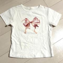 リボン プリントTシャツ