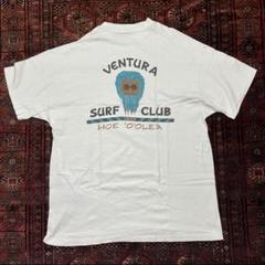 90S USA製 Hanes SURF CLUB Tシャツ シングルステッチ