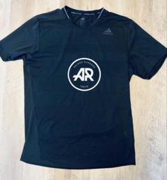 adidas ランニングARロゴ Tシャツ 黒　M
