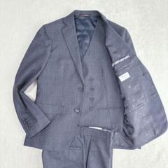 【美品】オリヒカ　スリーピーススーツ　グレー　ビジネスマン　ORIHICA