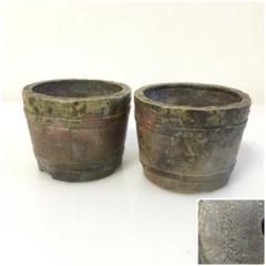 備前焼 盆栽鉢  在銘  大小2個 楽天市場】【盆栽鉢】 備前焼 丸鉢（貴風サイズ/径：16cm