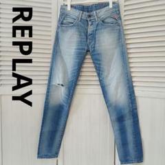 ［美品］REPLAY /ブルー/ジャージ/メンズ/Mサイズ/ 美品］REPLAY /ブルー/ジャージ/メンズ/Mサイズ/