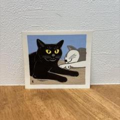 稲垣知雄 木版画 「Two Cats - Black and White」 稲垣知雄 木版画 「Two Cats - Black and White」 - メルカリ