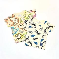 子供服 男の子 100cm 恐竜 半袖Tシャツ まとめ売り 新品 SSN96-1