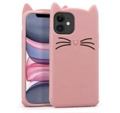 iPhone 11 Pro max ケース ピンク ウィスカー キャットイヤー
