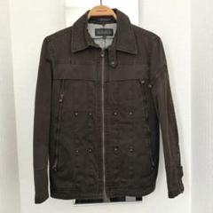NICOLE CLUB FOR MEN ワッペンデコ本革　レザー袖革スタジャン NICOLE CLUB FOR MEN ワッペンデコ本革 レザー袖革スタジャン