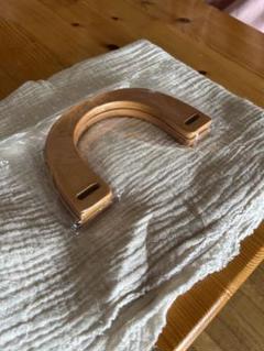 ウッドハンドル 白木 ハンドメイド　持ち手　リアルウッド