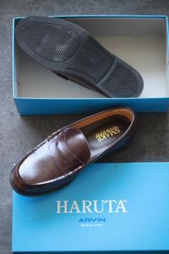 HARUTA 茶色ローファー