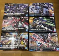 HG 1/144ビルド系6個セット　ストライクルージュ　ダブルオー　プルタイン等のサムネイル