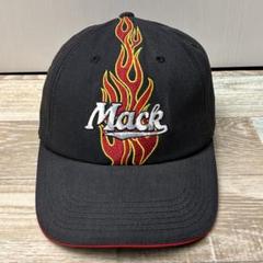 希少 MACK TRUCKS マックトラック トラッカーキャップ フレイム 黒