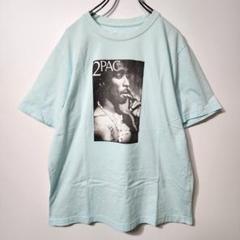 2PAC　半袖　Tシャツ　L　フォトプリント　ヒップホップ　ラップ　古着コーデ