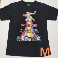 スパイダーマン　SPIDER-MAN MARVEL マーベルTシャツ　M 黒