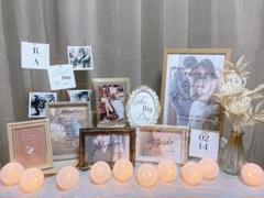 受付サイン付き　ウェルカムスペース　まとめ売り　結婚式　装飾　セットのサムネイル