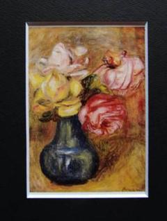 ルノワール、ROSES DE DIJON、海外版超希少レゾネ、新品額付 ルノワール、ROSES DE DIJON、海外版超希少レゾネ、新品額付