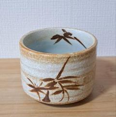 【茶道具】志野焼　茶碗 昭和レトロ 陶器製 美濃焼 志野焼 抹茶碗 茶碗 茶器 茶道具