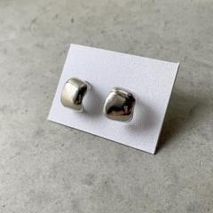 シルバーフープ樹脂ピアス・ピアス・イヤリング