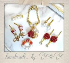 【742】リカちゃん　ハンドメイド　ドール用アクセサリー·ヘアアクセサリー